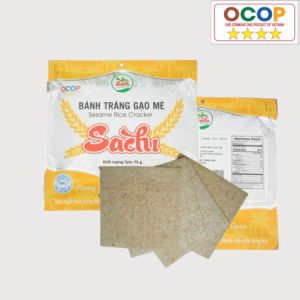 Bánh tráng gạo mè Sachi