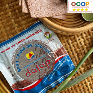 Bánh tráng mè gạo lứt Dalop