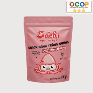 Bánh tráng nướng vị mực cay Sachi