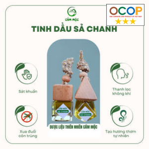 Tinh dầu sả chanh Cẩm Mộc